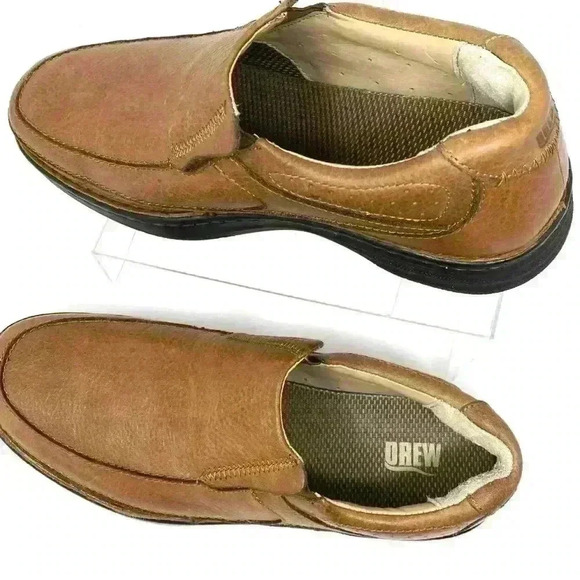 DREW Bexley tan tumbled leather nappa Sz 11.5 M New